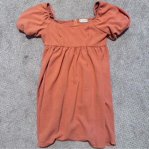 Altar’d State orange babydoll dress
